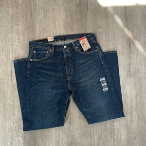 NWT Men’s Levi 501 original dark blue 35x30